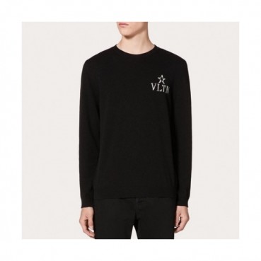 [발렌티노]Valentino 2020 Mens Big Logo Crew-neck Wool Sweaters 