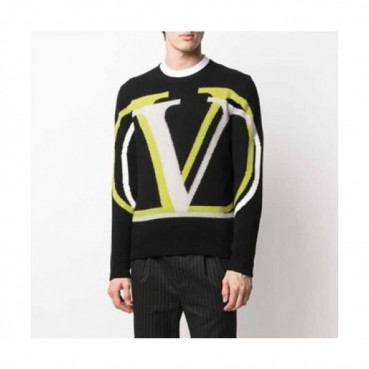 [발렌티노]Valentino 2020 Mens Big Logo Crew-neck Wool Sweaters 