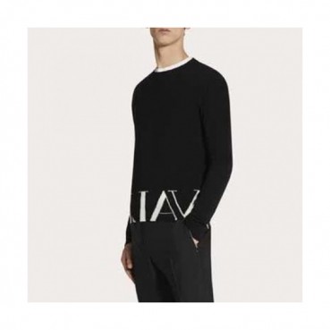 [발렌티노]Valentino 2020 Mens Big Logo Crew-neck Wool Sweaters 