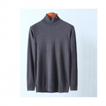 [톰브라운]Thom Browne 2020 Mens Strap Turtle-neck Wool Sweaters 