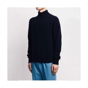 [아미]Ami 2020 Mens Logo Casual Turtle-neck Sweaters 