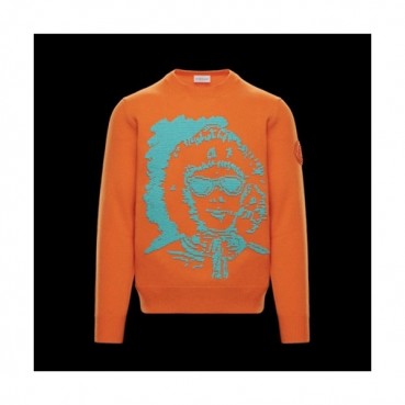 [몽클레어]Moncler 2020 Mens Retro Logo Crew-neck Sweaters 