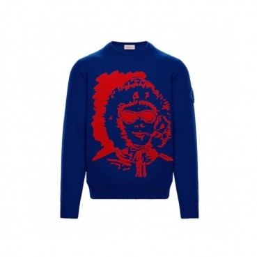 [몽클레어]Moncler 2020 Mens Retro Logo Crew-neck Sweaters 