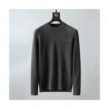Zegna 2019 Mens Basic Crew-neck Wool Sweaters 