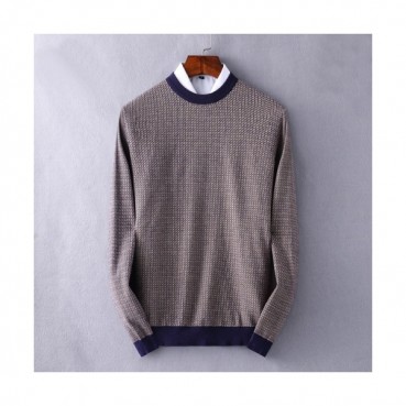 [펜디]Fendi 2020 Mens Logo Crew-neck Wool Sweaters 