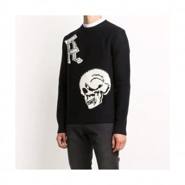 Alexander McQueen Mens Crew -neck Sweaters 