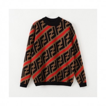 [펜디]Fendi 2020 Mens Logo Crew-neck Wool Sweaters 