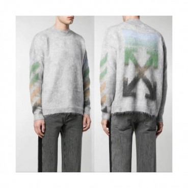 [오프화이트]Off-white 2020 Mm/Wm Brush Mohair Knit Sweater 