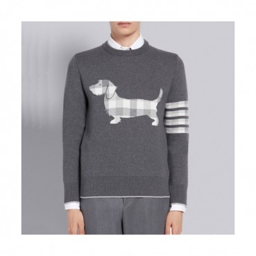 [톰브라운]Thom Browne 2020 Mens Strap Crew-neck Wool Sweaters 