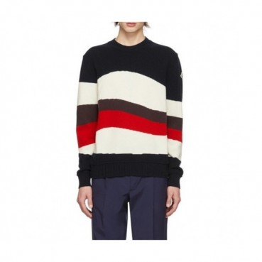 [몽클레어]Moncler 2020 Mens Retro Logo Crew-neck Sweaters 