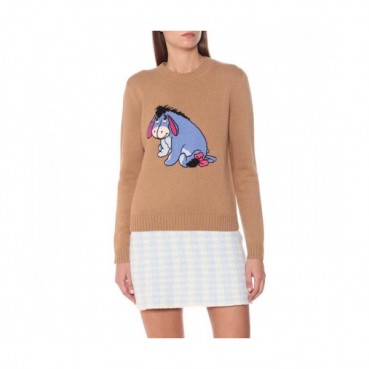 Miumiu 2020 Ladies Casual Crew-neck Sweaters 