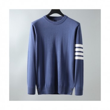 [톰브라운]Thom Browne 2020 Mens Strap Crew-neck Wool Sweaters 