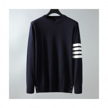 [톰브라운]Thom Browne 2020 Mens Strap Crew-neck Wool Sweaters 