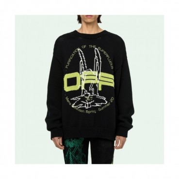 [오프화이트]Off-white 2020 Mm/Wm Brush Mohair Knit Sweater 