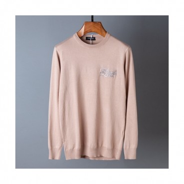 [펜디]Fendi 2020 Mens Logo Crew-neck Wool Sweaters 