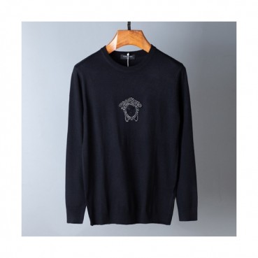 [베르사체]Versace 2020 Mens Medusa Logo Crew-neck Wool Sweater 