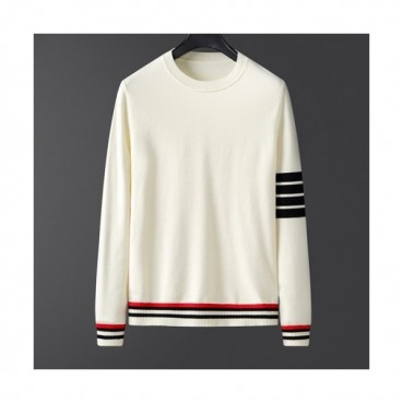 [톰브라운]Thom Browne 2020 Mens Strap Crew-neck Wool Sweaters 