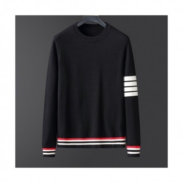 [톰브라운]Thom Browne 2020 Mens Strap Crew-neck Wool Sweaters 