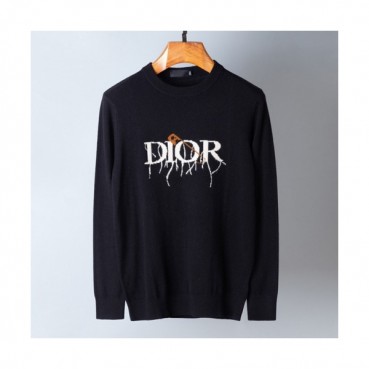 Dior 2020 Mens Retro Logo Crew-neck Sweaters 