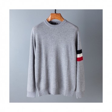 Moncler 2020 Mens Retro Logo Crew-neck Sweaters 