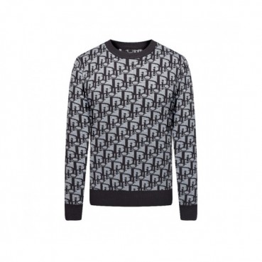 Dior 2020 Mens Retro Logo Crew-neck Sweaters 