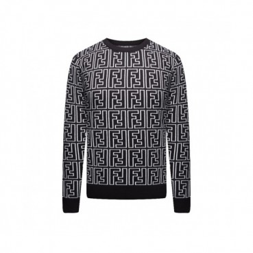[펜디]Fendi 2020 Mens Logo Crew-neck Wool Sweaters 