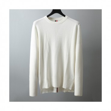 [톰브라운]Thom Browne 2020 Mens Strap Crew-neck Wool Sweaters 