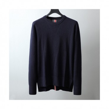 [톰브라운]Thom Browne 2020 Mens Strap Crew-neck Wool Sweaters 