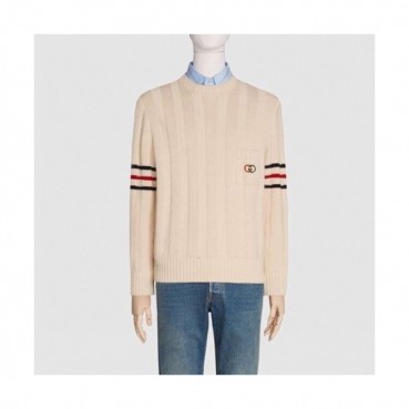 Gucci Womens Crew-neck Sweaters 