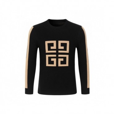 [펜디]Fendi 2020 Mens Logo Crew-neck Wool Sweaters 