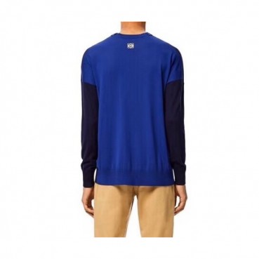 Loewe 2020 Mm/Wm Logo Crew-neck Wool Sweaters 