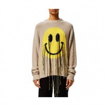 Loewe 2020 Mm/Wm Logo Crew-neck Wool Sweaters 