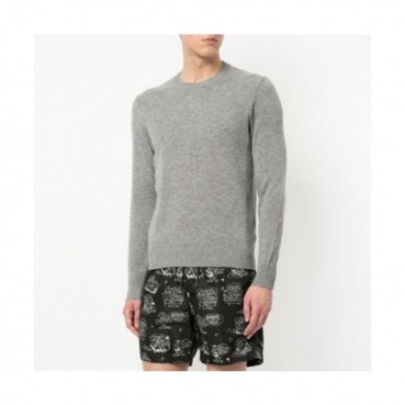 Moncler 2020 Mens Retro Logo Crew-neck Sweaters 