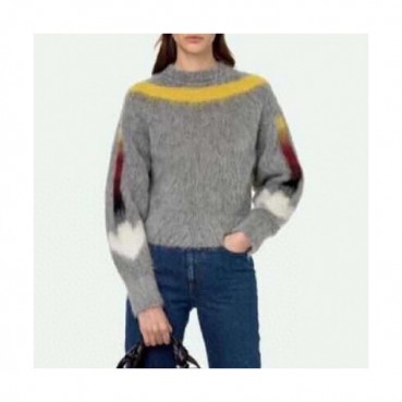 Off-white Womens Brush Mohair Knit Sweater 