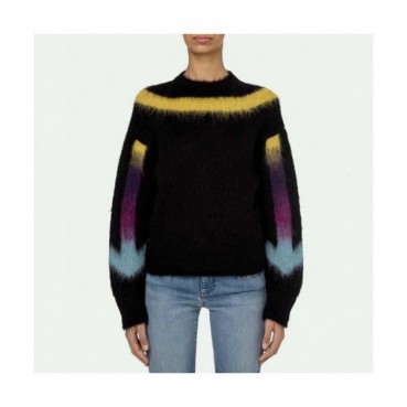 Off-white Womens Brush Mohair Knit Sweater 
