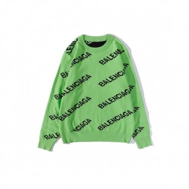 [발렌시아가]Balenciaga 2020 Mm/Wm Logo Crew-neck Sweaters 