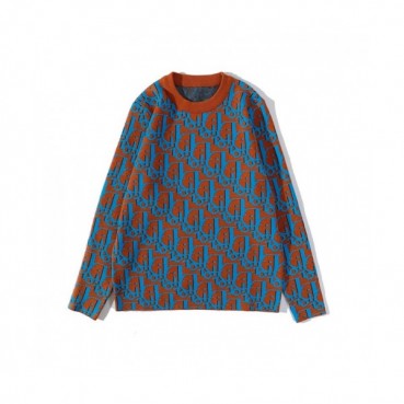 Dior 2020 Mens Retro Logo Crew-neck Sweaters 
