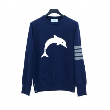 [톰브라운]Thom Browne 2020 Mens Strap Crew-neck Sweaters 