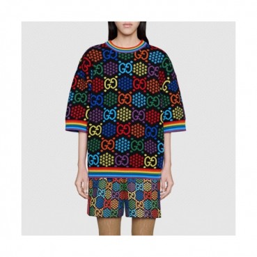 Gucci 2020 Womens Casual Crew-neck Short sleeved Sweaters 