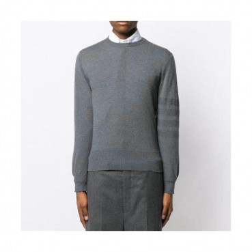 [톰브라운]Thom Browne 2020 Mens Strap Crew-neck Wool Sweaters 