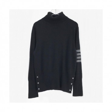 [톰브라운]Thom Browne 2020 Mens Strap Turtle-neck Cashmere Sweaters 