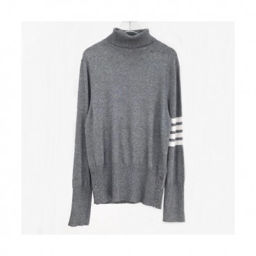 [톰브라운]Thom Browne 2020 Mens Strap Turtle-neck Cashmere Sweaters 