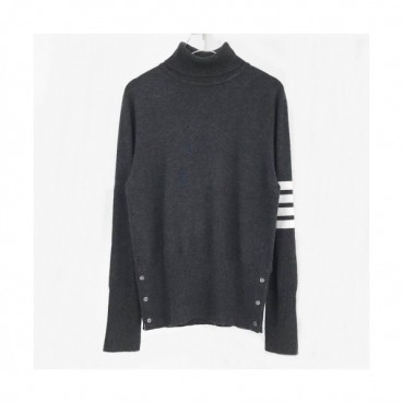 [톰브라운]Thom Browne 2020 Mens Strap Turtle-neck Cashmere Sweaters 