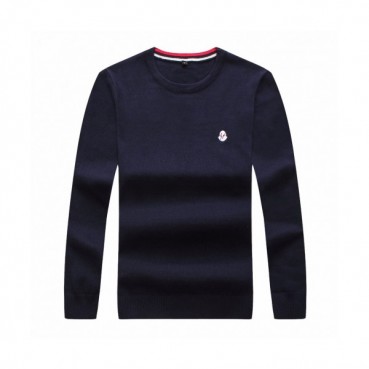 Moncler 2020 Mens Retro Logo Crew-neck Sweaters 