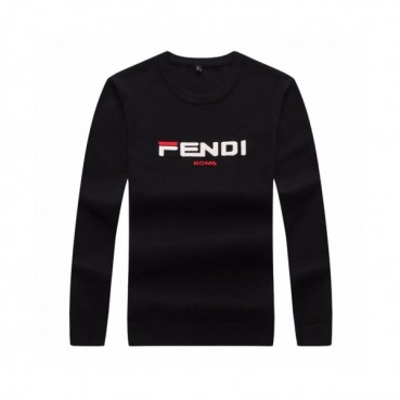[펜디]Fendi 2020 Mens Logo Crew-neck Wool Sweaters 