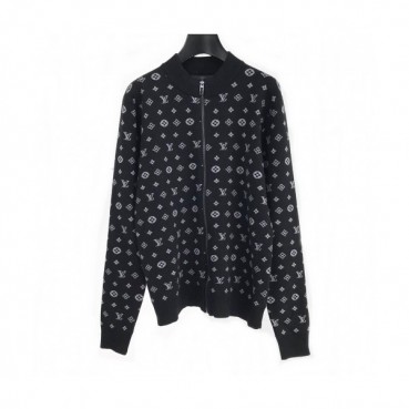 [루이비통]Louis vuitton 2020 Mens Logo Zip-up Wool Sweaters 