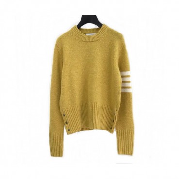 [톰브라운]Thom Browne 2020 Mens Strap Crew-neck Wool Sweaters 