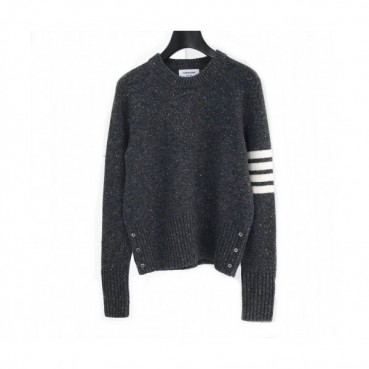 [톰브라운]Thom Browne 2020 Mens Strap Crew-neck Wool Sweaters 