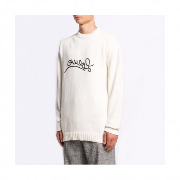 Loewe 2020 Mm/Wm Logo Crew-neck Wool Sweaters 