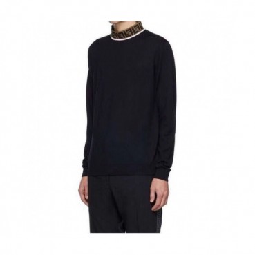 [펜디]Fendi 2020 Mens Logo Crew-neck Sweaters 